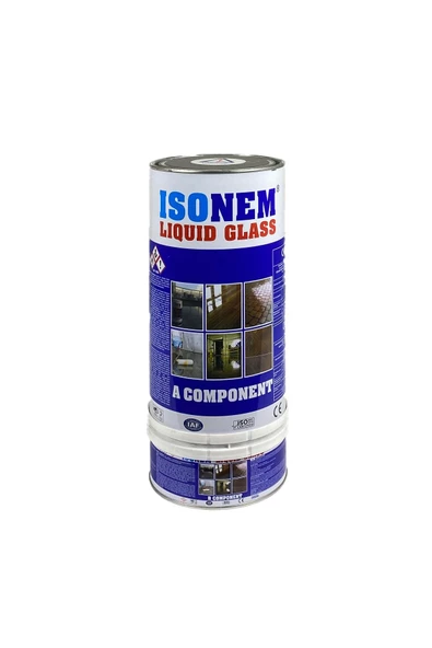 Isonem Liquid Glass Sıvı Cam 4 Kg A-B Bileşen ürün görseli 1