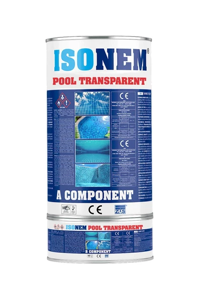Isonem Pool Transparent Şeffaf Havuz Boyası 4,5 Kg (A+B Komponent) ürün görseli 1