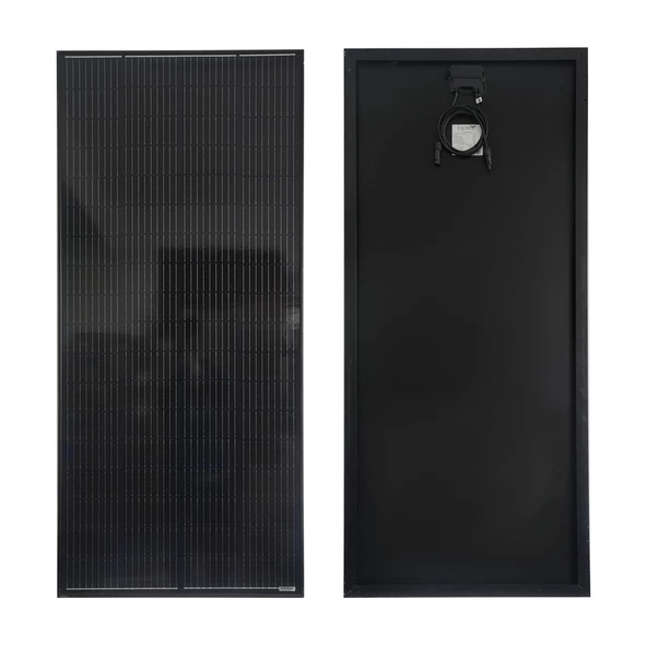 230W HalfCut Monokristal Full Black Güneş Panel ürün görseli 1