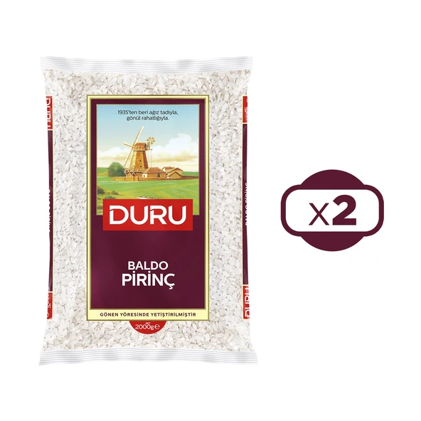 Duru Baldo Pirinç 2000 gr x 2 Adet - Resim 2