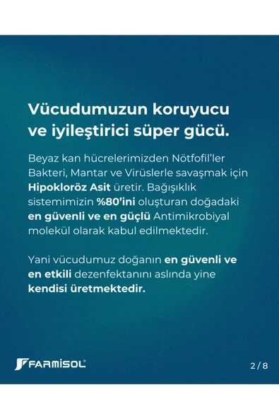 Farmisol Antiseptik 1 Litre - Dezenfektan - Resim 3