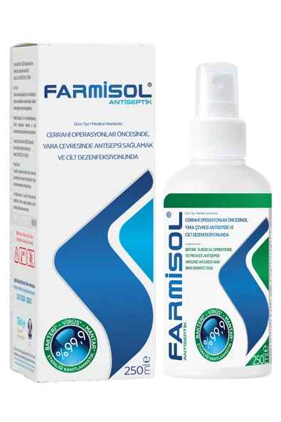Farmisol Antiseptik 250 ml - Dezenfektan ürün görseli 1