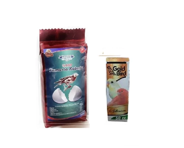 Kafes Kuşlarınız İçin Vitamin E-Selenyum 50cc +Yumurta Kabuğu 250 gr ürün görseli 1