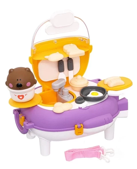 ZeyToys Elifin Sırt Çantalı Mutfağı ZEY2037 ürün görseli 1