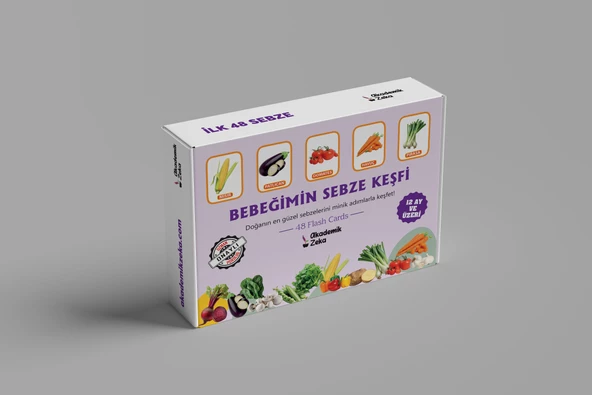 Akademik Zeka Bebeğimin Sebze Keşfi ürün görseli 1