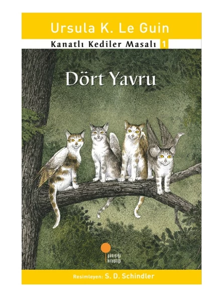 Kanatlı Kediler Masalı 1 - Dört Yavru - Ursula K. Le Guin ürün görseli 1