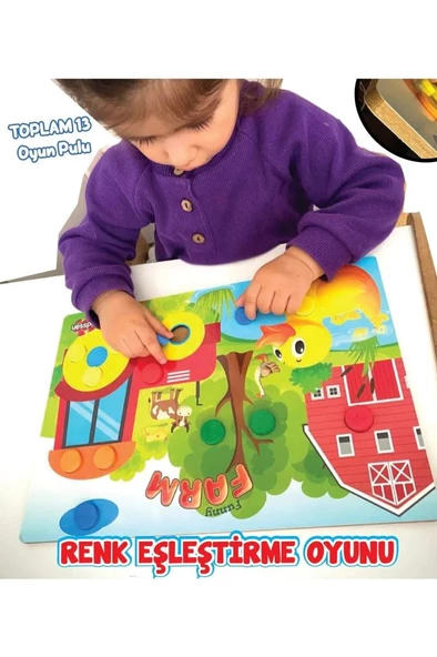 Kidsan Renk Eşleştirme Oyunu ürün görseli 1