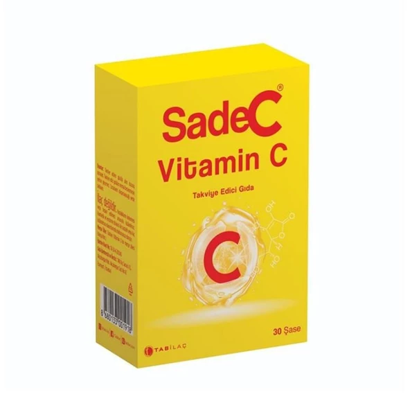SadeC Vitamin C 30 Saşe ürün görseli 1