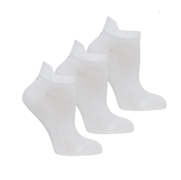 Thermoform Bambu 3'lü Unisex Patik Çorap Beyaz ürün görseli 1