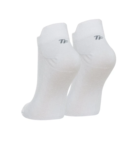 Thermoform Bambu 3'lü Unisex Patik Çorap Beyaz - Resim 3