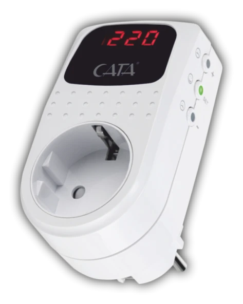 CATA CT 9187 Dijital Göstergeli Akım Korumalı Priz 150-280V 4000W ürün görseli 1