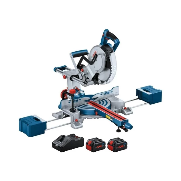 Bosch GCM 18V-254 D Çift Akülü 8 Ah Gönye Testere ürün görseli 1