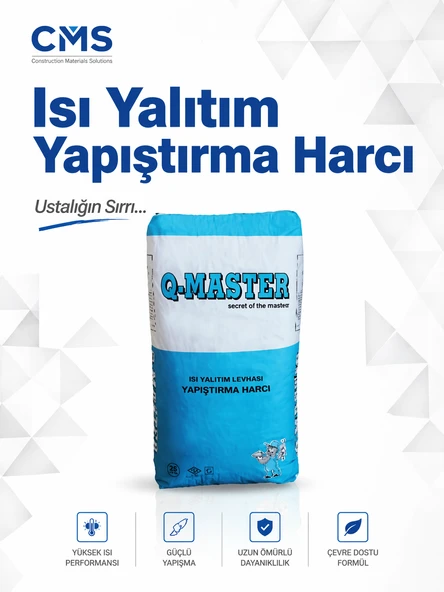 Q-master Isı Yalıtım Yapıştırma Harcı ürün görseli 1