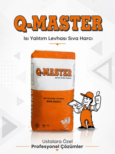 Q-master Isı Yalıtım Levhası Sıva Harcı ürün görseli 1