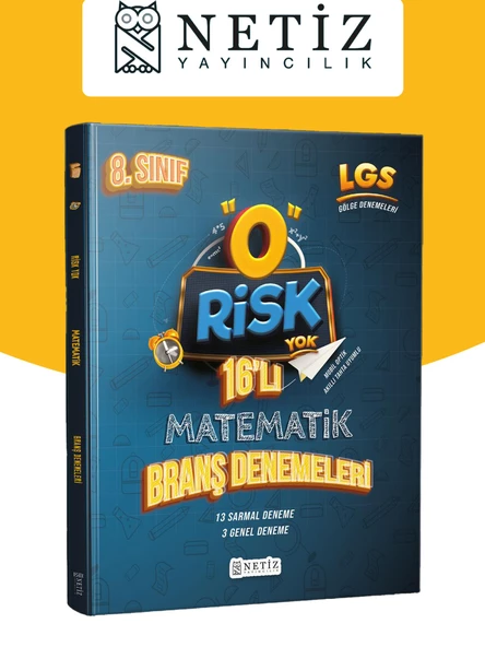 Netiz Risk Yok 16' Lı Matematik Branş Denemesi ürün görseli 1
