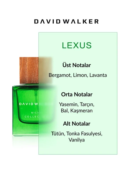 David Walker Niche LEXUS 50ML Parfüm - Resim 2