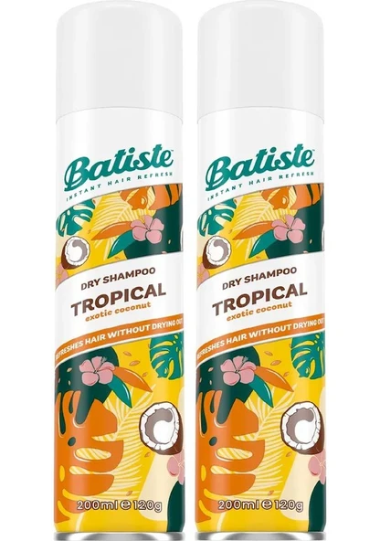 Batiste Tropical Kuru Şampuan 2 x 200 ML ürün görseli 1
