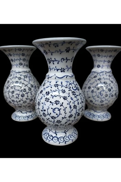 Haliç Vazo 15 Cm Dekor No: Vıp 01 ( 3 Adet ) - Resim 3