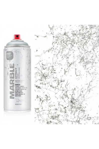 : Marble Effect Sprey Boya : 400 Ml : Silver Em Sılver - Resim 2