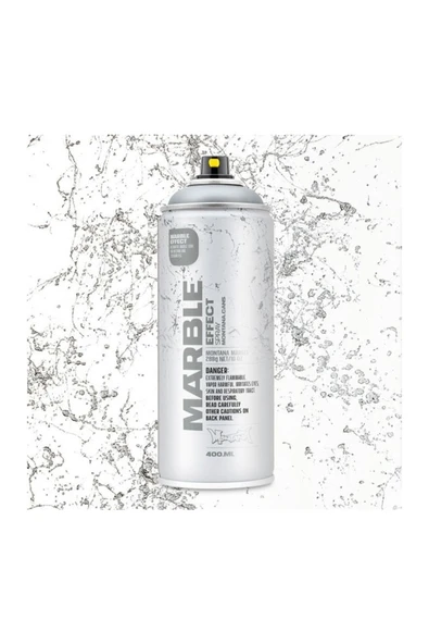 Effect Mermer Efekti Sprey Boya 400ml Silver ürün görseli 1