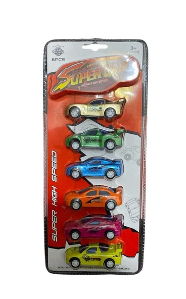 6 Lı Mini Çek Bırak Araçlar 8743 - Resim 2