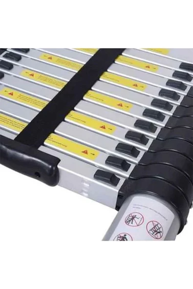 Ebax Merdiven 10 Basamaklı Teleskopik 2.9 mt - Resim 4