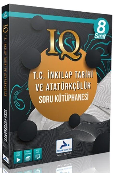 8. Sınıf LGS T.C. İnkılap Tarihi ve Atatürkçülük IQ Soru Kütüphanesi Paraf Yayınları ürün görseli 1