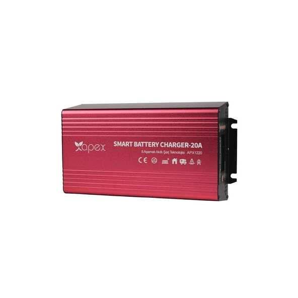 Apex APX1220 Akü Şarj Cihazı 12v 20Ah ürün görseli 1
