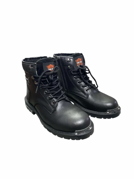 Motor Steyle Fermuarlı Polarlı Unisex Bot - Resim 2