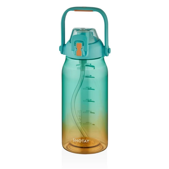 Shotay Gradient Su Matarası Tritan Mavi 1500Ml ürün görseli 1