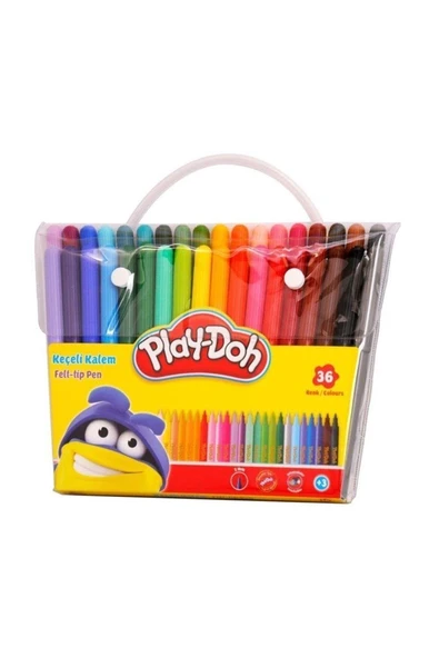 Play Doh 36 Renk Keçeli Kalem ürün görseli 1