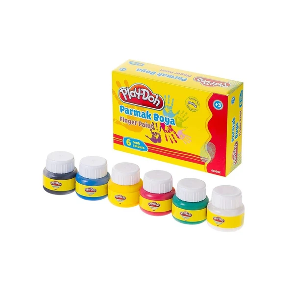 Play Doh Parmak Boyası 6 Renk X 30 ml. ürün görseli 1
