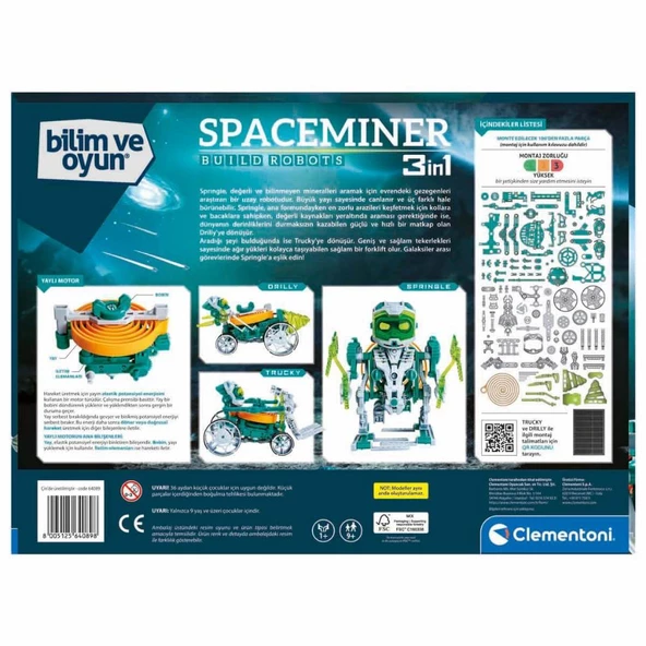 Clementoni Bilim ve Oyun: Spaceminer 64089 - Resim 4