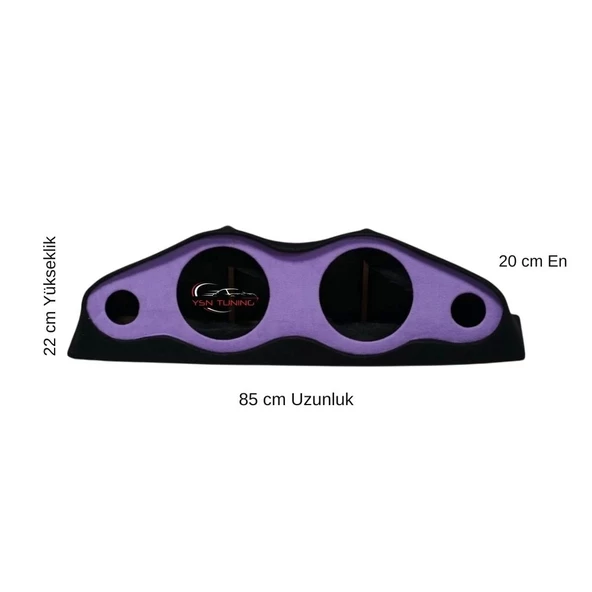 Universal Mor Renkli Kapaklı Pandizot 20 cm ürün görseli 1