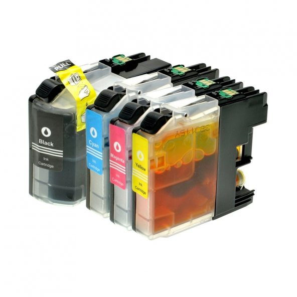 Brother MFC-J200 Muadil Kartuş Set/Brother LC539XL / LC535XL Muadil Kartuş Set ürün görseli 1