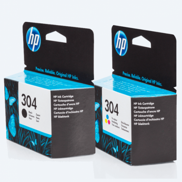 Hp 304 Orjinal Kartuş SET N9K05AE -N9K06AE / Deskjet 2600/2620/2630 /3720 / 3730 / 3732 ürün görseli 1