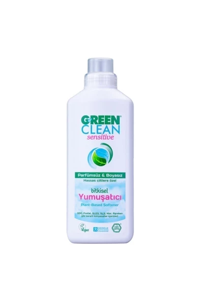 U Green Clean Yumuşatıcı 1lt Sensitive Kokusuz ürün görseli 1