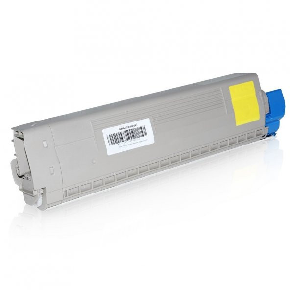 Oki C822 Muadil Toner Sarı 44844625 - Resim 2