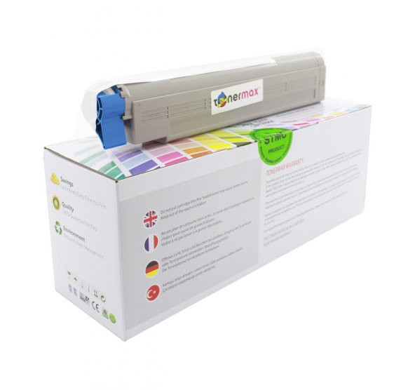 OKI 43837136 / C9655 Muadil Toner Siyah - Resim 5