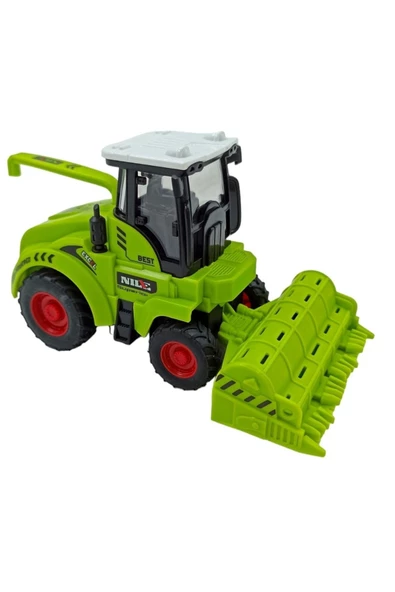 Oyuncak Tarım Aracı Traktör Biçerdöver Kaliteli Sürtmeli Oyuncak Tarım Makineleri 14x8cm. ürün görseli 1