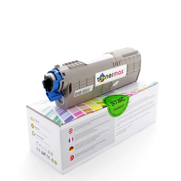 Oki C542 Muadil Toner Mavi - Resim 9