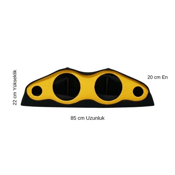 Universal Sarı Renkli Kapaklı Pandizot 20 cm ürün görseli 1