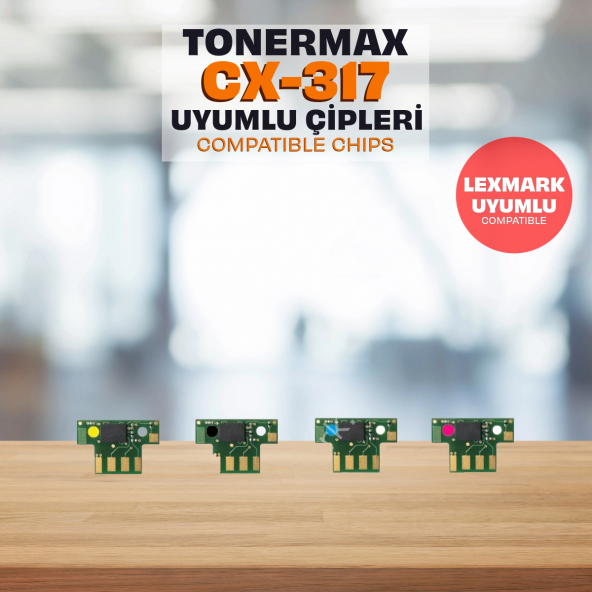 Lexmark CS317 / CS417 / CS517 / CX417 / CX317 / CX417 / CX517 Set Cip ürün görseli 1