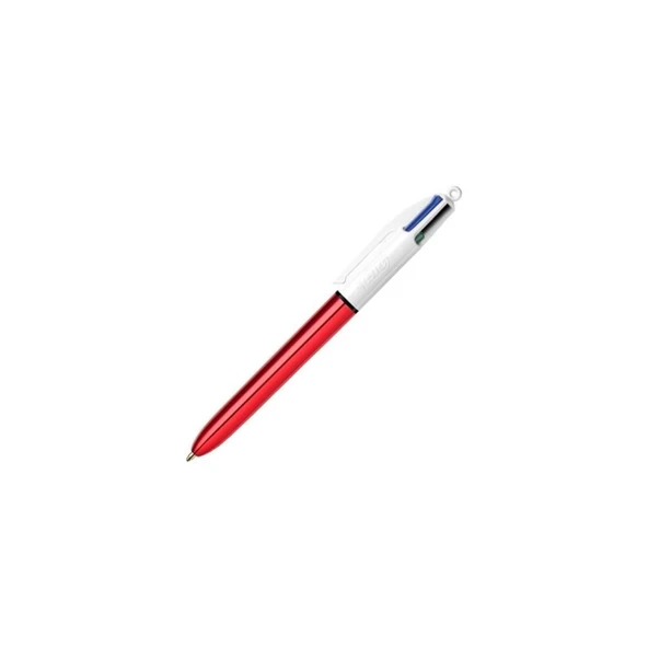 BIC TUKENMEZ KALEM 4 RENK SHINE KIRMI GOVDE 982877 ürün görseli 1