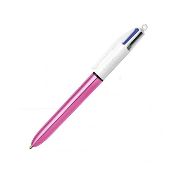 BIC FONKSIYONLU TUKENMEZ KALEM 4 RENK SHINE PEMBE ürün görseli 1