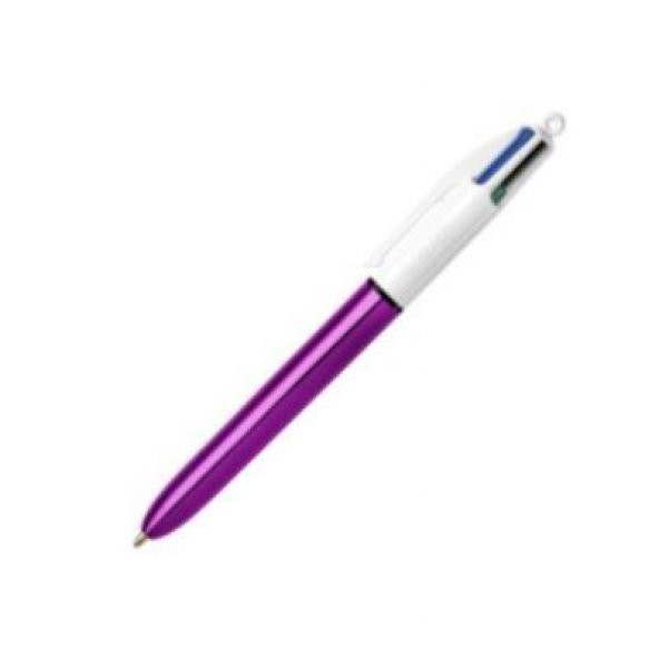 BIC FONKSIYONLU TUKENMEZ KALEM 4 RENK SHINE MOR ürün görseli 1