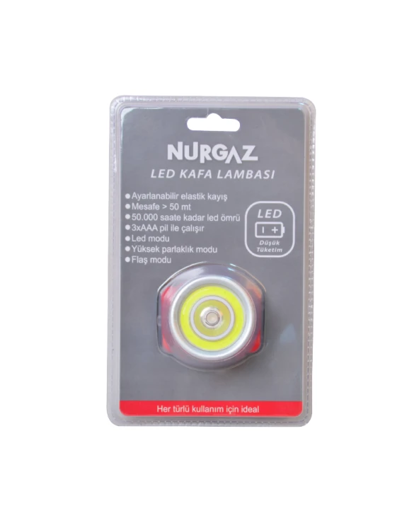 NURGAZ LED KAFA LAMBASI - Resim 4