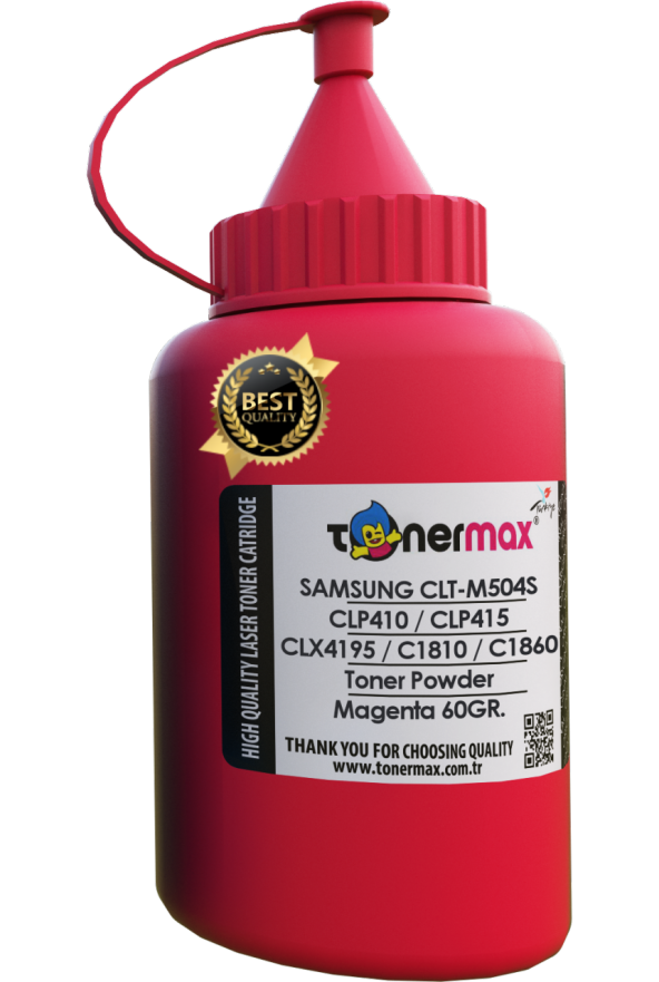 Samsung CLT-M504S Toner Tozu Kırmızı/ CLP-410 / CLP-415 / CLX-4100 / CLX-4195 / C1860 / C1810 ürün görseli 1