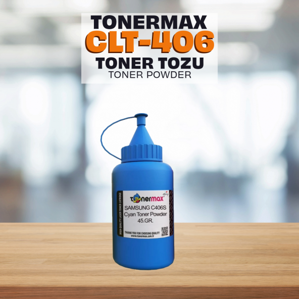 Samsung CLT-C406S Toner Tozu Mavi/ CLP360 /CLP365 / CLX3300/ 3305/ C410/ C460 ürün görseli 1
