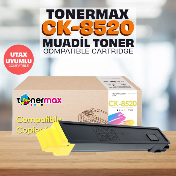 Utax CK-8520 Muadil Toner Sarı / P C2480i / P-C2480i ürün görseli 1